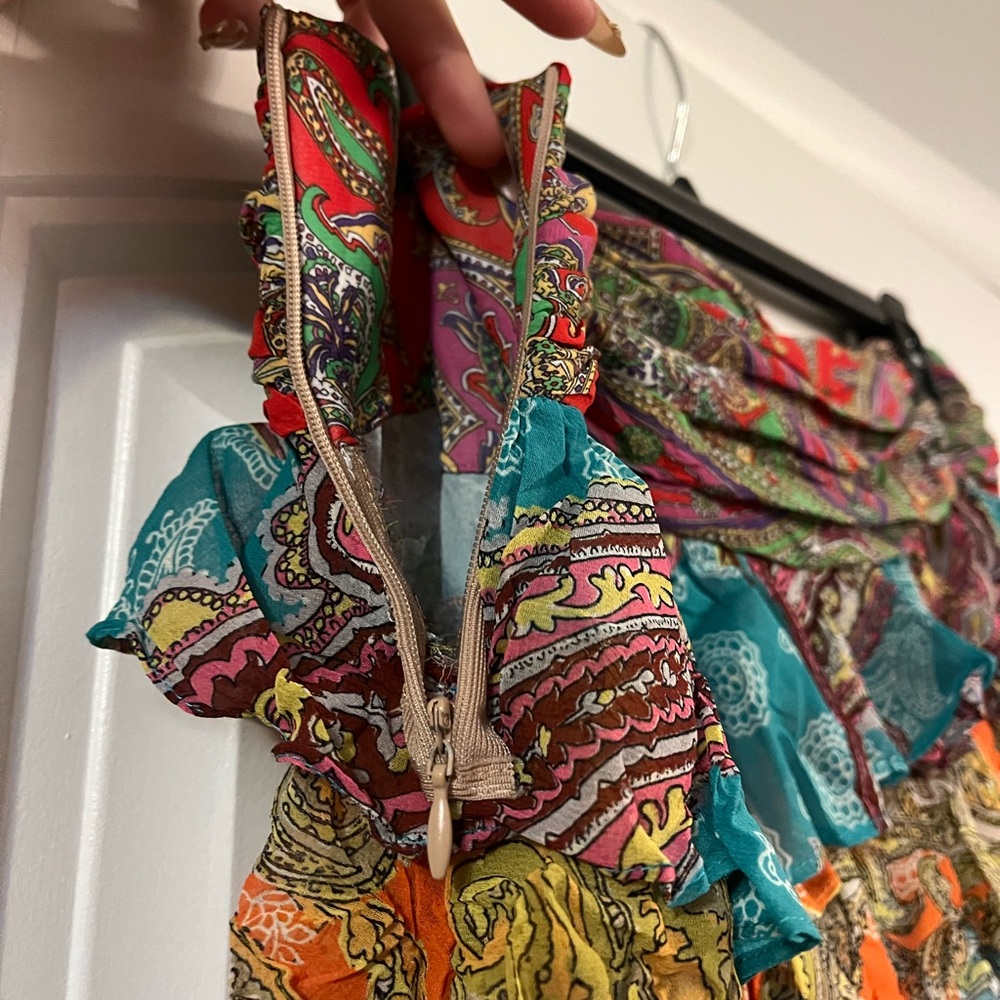 Zara Colorful Ruffled Mini Skirt - Picture 5 of 5